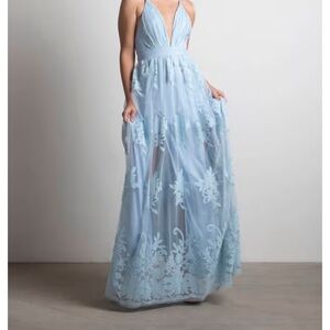 Blue formal dress